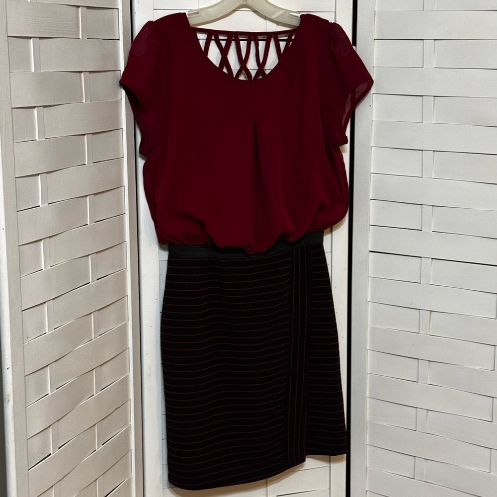 Speechless Formal Faux-Two-Piece Dress